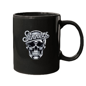 Discover Chrome Skull Sinners Diamond Bling Mugs