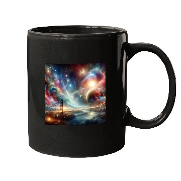 Discover Galactic Bridge to the Universe Space Dream Planet Mugs