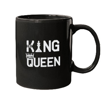 Discover Her King His Queen Chess Motivation Lover Humor Mugs