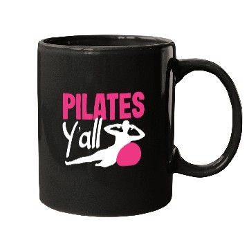 Discover Pilates Y'all Embrace Your Workout Vibe Mugs