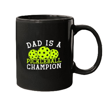 Discover Dad is a Pickleball Champion Mugs