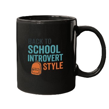 Discover Back to School Introvert Style Mugs