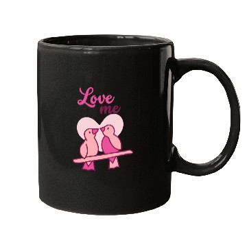 Discover Love me birds Mugs