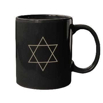 Discover Minimalist Star of David Design Mugs