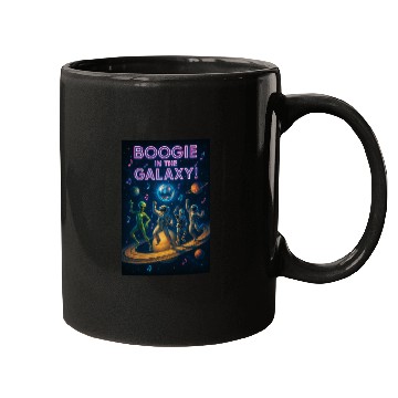 Discover Boogie Galaxy Astronaut Dance Scene Mugs