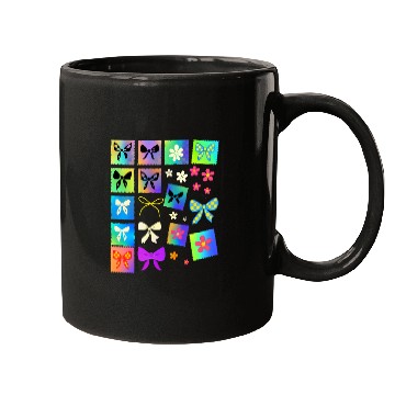 Discover Pastel Aesthetic Stam Y2K Cute Girly Coquette Bow Mugs