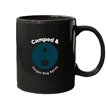 Discover Creepy Lantern Camping Graphic Mugs