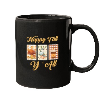 Discover Happy Fall Y’all – Rustic Pumpkin Patch Vibes Mugs