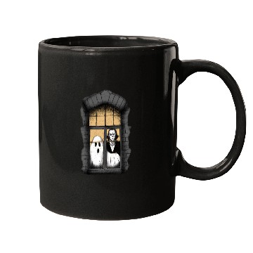 Discover Ghost and Vampire at the Window Mugs