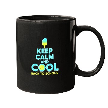 Discover Keep Calm And Back to School Ice Cream Smile Mugs