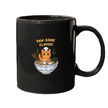 Discover Paw-some Flavor Ramen Cat Mugs