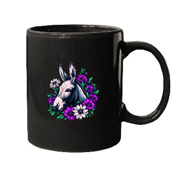 Discover Floral Donkey Mugs