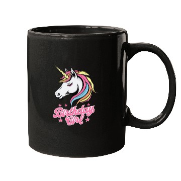 Discover Sparkling Rainbow Unicorn Birthday Mugs