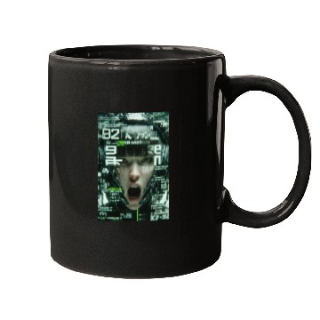 Discover Cyberpunk Digital Scream Mugs