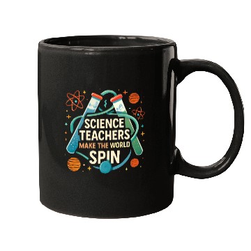 Discover Science Teacher Galaxy – Make the World Spin Mugs