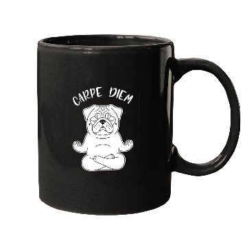 Discover Peaceful Pug Meditation Mugs
