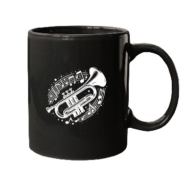 Discover Trumpet Meets Musical Note Loud, Wild, Beautiful Mugs
