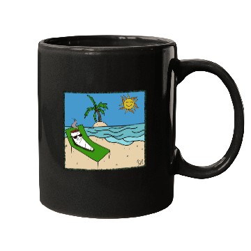 Discover Sun Baked Relaxation Scene Mugs