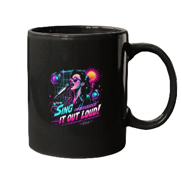Discover Karaoke Sing It Out Loud Mugs