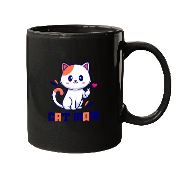 Discover Cute Cat Mom Design Mugs