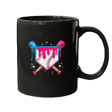 Discover Colorful Baseball Bat Shield Design Mugs