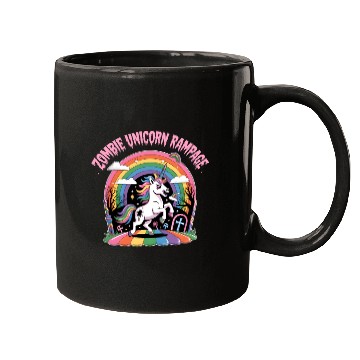 Discover Magical Unicorn Rainbow Dream Scene Mugs