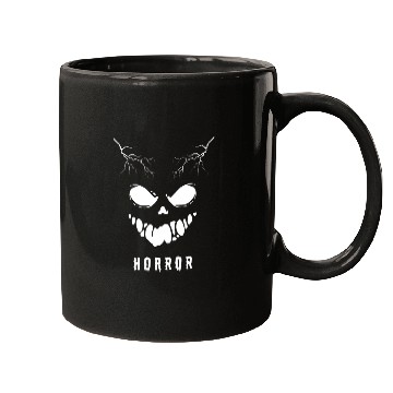 Discover Electrifying Skull Horror Graphic Mugs