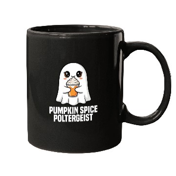 Discover PUMPKIN SPICE POLTERGEIST - GHOST HALLOWEEN Mugs