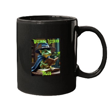 Discover Enchanting Wizzard Lizzard Tale Design Mugs