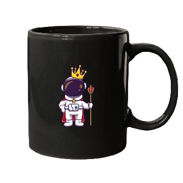 Discover Royal Astronaut Kid Design Mugs