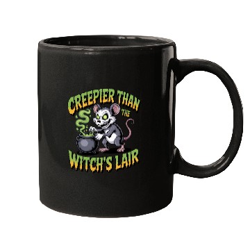 Discover Creepy Mouse Witch Lore Mugs