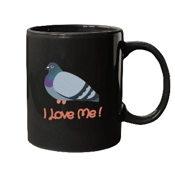 Discover I LOVE ME - Pigeon Mugs