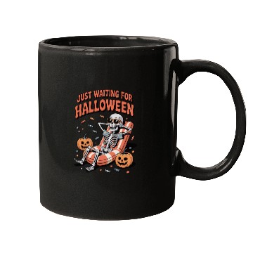 Discover Relaxing Skeleton Halloween Mood Mugs