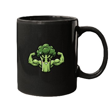Discover Muscular Broccoli Mugs