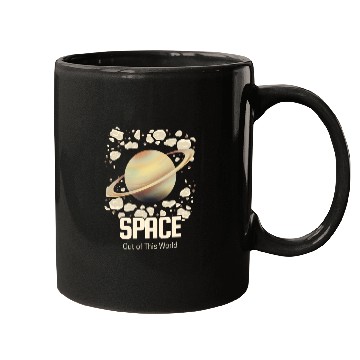 Discover Saturn Ringed Planet Space  Mugs