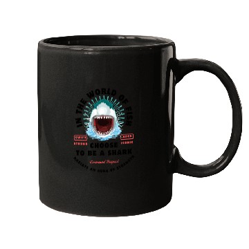 Discover Be Fierce Shark Design Command Respect Apparel Mugs