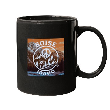 Discover Boise, Idaho (O) Mugs