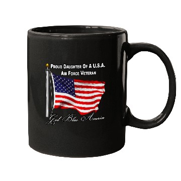 Discover Proud Daughter Of A US Air Force Veteran Mugs
