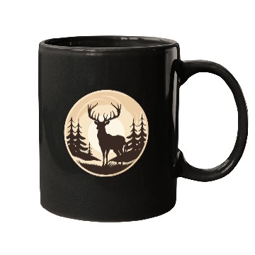 Discover Majestic Deer in the Wilderness Mugs