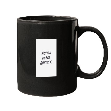 Discover Empowering Action Anxiety Mugs