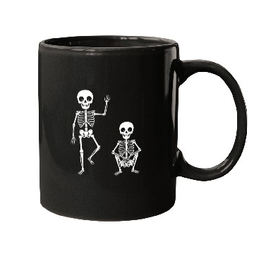 Discover Funny Halloween Skeleton Spooky Season Cute Ghost Mugs