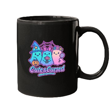 Discover Whimsical Halloween Ghost Trio Mugs