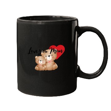 Discover Adorable Mom and Cub Love Bears Mugs