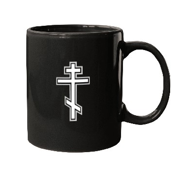 Discover Religious Cross with Bold Outline Mugs