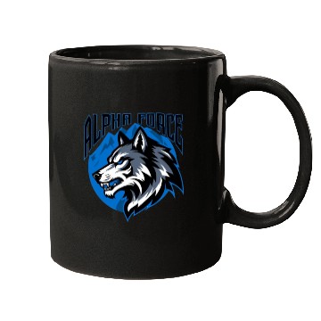 Discover Alpha Force Wolf Emblem Mugs