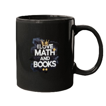 Discover Math and Books Enthusiast Design Mugs