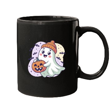 Discover Ghost with Pumpkin & Beanie Mugs