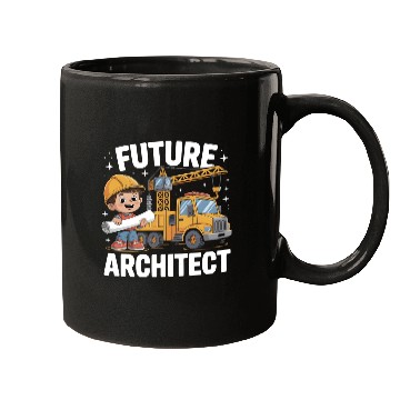 Discover Future Architect Construction Design Mugs