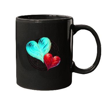 Discover Twin Hearts Mandala – Love in Balance Mugs