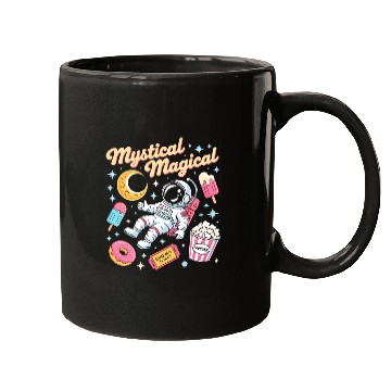Discover Mystical Space Adventure Design Mugs
